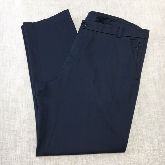 Lululemon Commission Pants 38 X30 Warpstreme Performance Chino Preppy Golf Blue - Picture 13 of 16